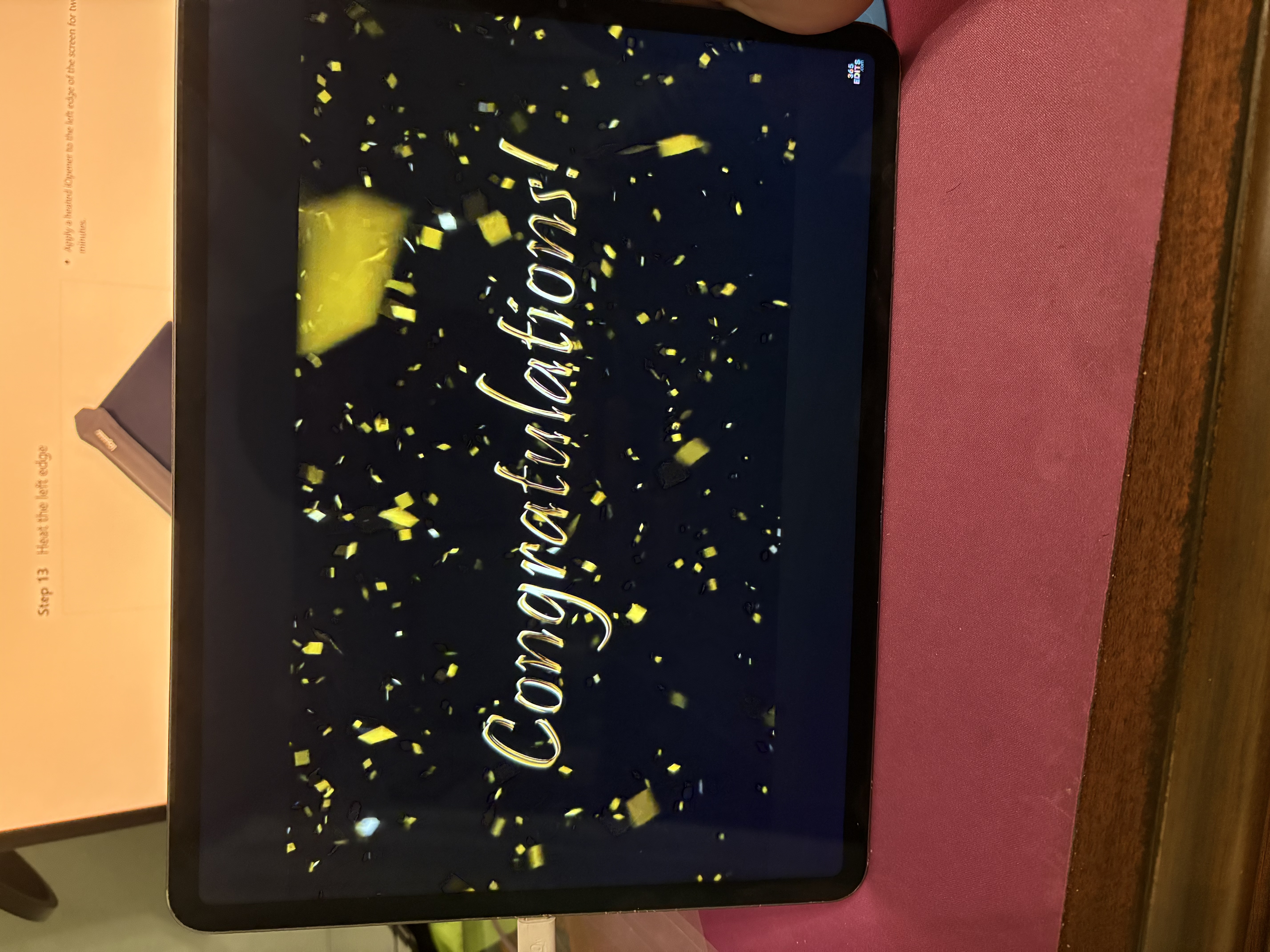 Broken iPad I refurbished, April 2025